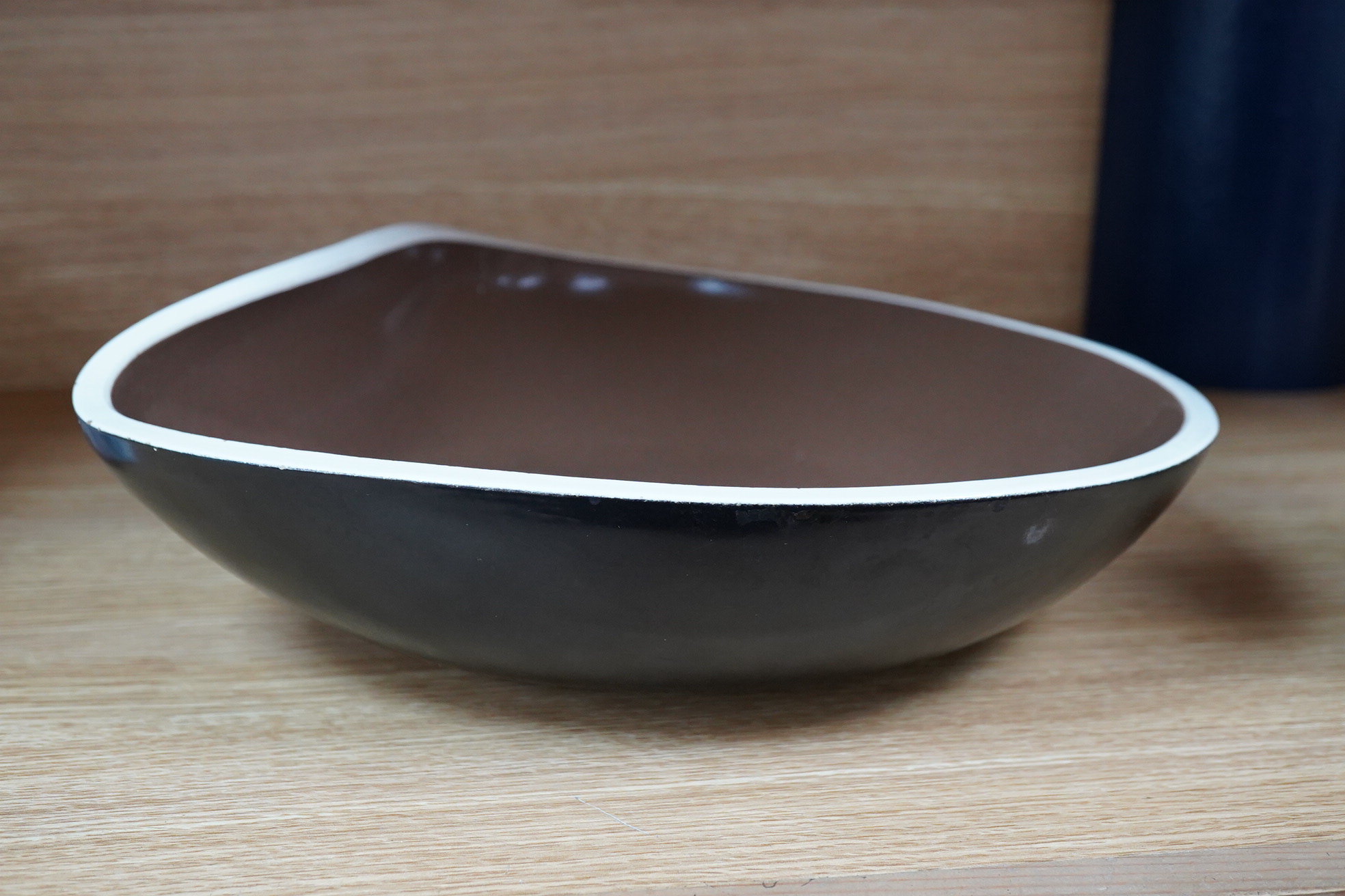 A Royal Lancastrian bowl with stylised decoration, 32cm wide